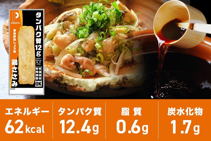 サラダチキン プロテインバー 20本 香味野菜しょう油 プロテイン ささみ 肉 鶏肉 チキン タンパク質 高たんぱく 低脂質 ダイエット 筋肉 食品 持ち運び おやつ 置き換え PROFIT SASA