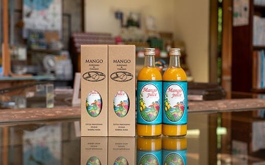 【6回定期便】マンゴージュースセット 500ml×4本 (隔月発送・6回定期便) W-010