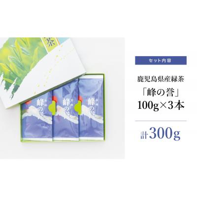 ふるさと納税 南さつま市 【鹿児島県産】特撰深蒸し茶「峰の誉」3本セット (100g×3袋) |  | 03