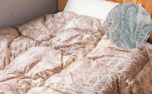 ＼高級ホテル仕様／掛布団 羽毛を超えた(SEK加工生地) シングルサイズ 掛ふとん グリーン 寝具 家具 丸美寝具 岐阜県 大垣