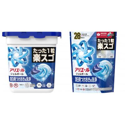ふるさと納税 藤岡市 P&amp;G　アリエールジェルボール　プロ　お試しセット　本体&amp;つめかえ用ハイパージャンボサイズ