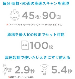 ScanSnap iX2500 （黒）【 + 延長保証3年】｜ スキャナー スキャナー