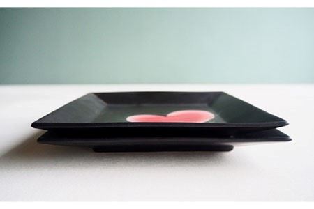 【波佐見焼】mignon スクエア皿 プレート 食器 皿 【紫明窯・作家はな】【陶藤】 [BE19]  波佐見焼