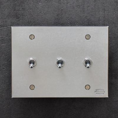 ふるさと納税 木津川市 HITTITEのステンレス製　トグルスイッチG(3口長方形)
