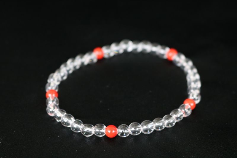 
                  赤サンゴと水晶の数珠ブレスレット | アクセサリー ブレスレット ジュエリー 珊瑚 赤珊瑚 宝石 サンゴ プレゼント クリスマス バレンタイン カジュアル レディース 贈答用 人気 高価 高級 おすすめ ふるさと納税サンゴ ふるさと納税ネックレス 高知県 室戸市
                