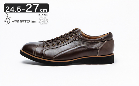 倭イズム ( ヤマトイズム ) 鹿革 シューズ YA3300 ダークブラウン 26.5cm