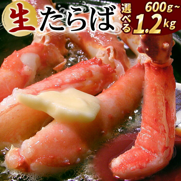 【ふるさと納税】生たらばがに棒肉剥き身 選べる 600g 〜 1.2kg 蟹 かに カニ タラバ たらば たらばがに タラバガニ タラバ蟹 北海道 根室市 海鮮