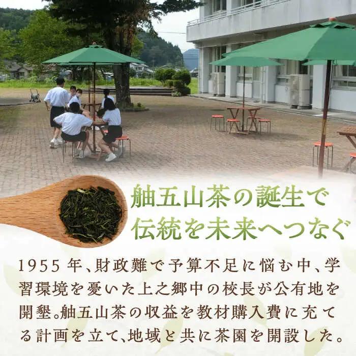 舳五山茶　粉末茶スティック60本 / 緑茶 茶葉 粉茶 お茶 茶摘み / 御嵩町 / 舳五山茶園委員会[AVAD004]