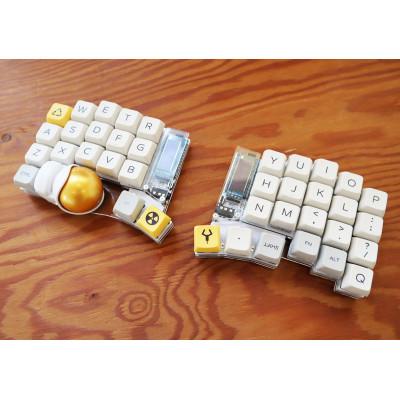 ふるさと納税 飛騨市 トラックボール付き40%左右分割キーボードキット Keyball39 |  | 01