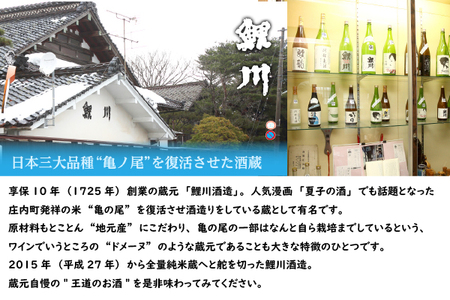 鯉川酒造　純米大吟醸「阿部亀治」（500ml×1本）