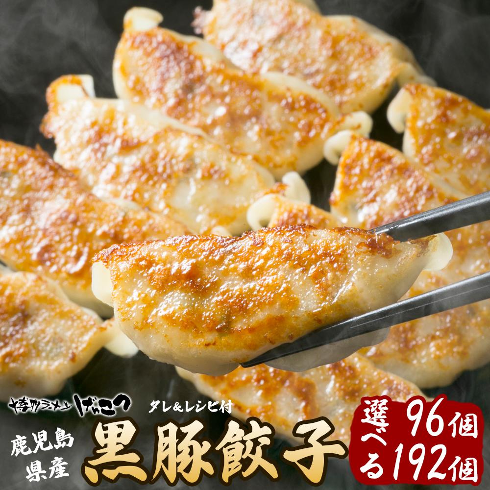 【ふるさと納税】黒豚　冷凍餃子 | 食品 おかず 加工食品 中華 総菜 黒豚 餃子 冷凍 人気 おすすめ 送料無料 惣菜 点心 簡単 調理 夕食 おつまみ もちもち 皮付き 肉汁たっぷり
