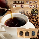 【ふるさと納税】かとう珈琲 自家焙煎 コーヒーセット【豆】 100g×3種 合計300g コーヒー豆 ブレンド コーヒー 豆 カフェ 飲み比べ 厳選 専門店 福岡県 北九州市