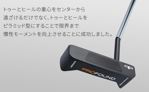 【 PROFOUND GOLF 】 パター Winner 37インチ アームロック ゴルフ ウィナー プロファウンド 初心者 上級者 putter