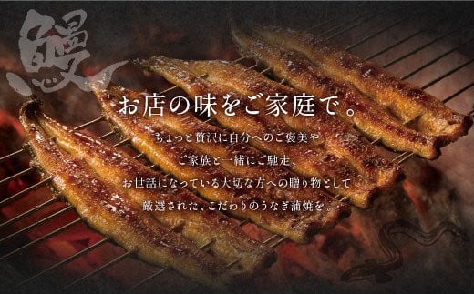【丑の日／配達日指定可能】九州産 うなぎ 蒲焼 特大 4尾 計880g以上 (1尾あたり220～235g)
