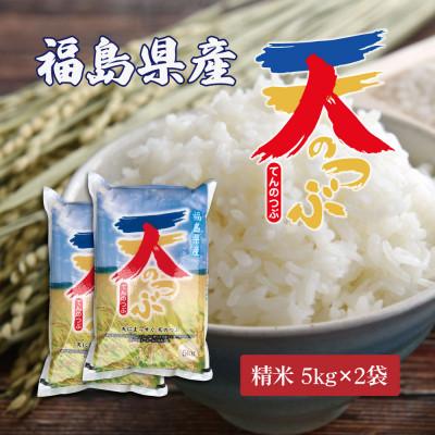 ふるさと納税 郡山市 令和7年産 福島県郡山産天のつぶ(精米)5kg×2
