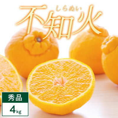 【ふるさと納税】3/17受付終了_ 不知火 4kg みかん 愛媛県 八幡浜市 西宇和地区 濃厚な柑橘【C25-373】【1718367】