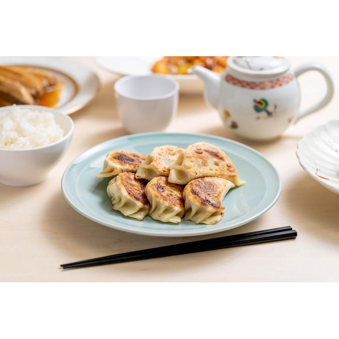 福岡市の中華料理屋「ぱんだのゴハン」の中華6品セット（博多もつ麻婆/海老チリ/山椒辛子明太子/熊猫餃子/糸島ハス飯/黒酢スブタ）