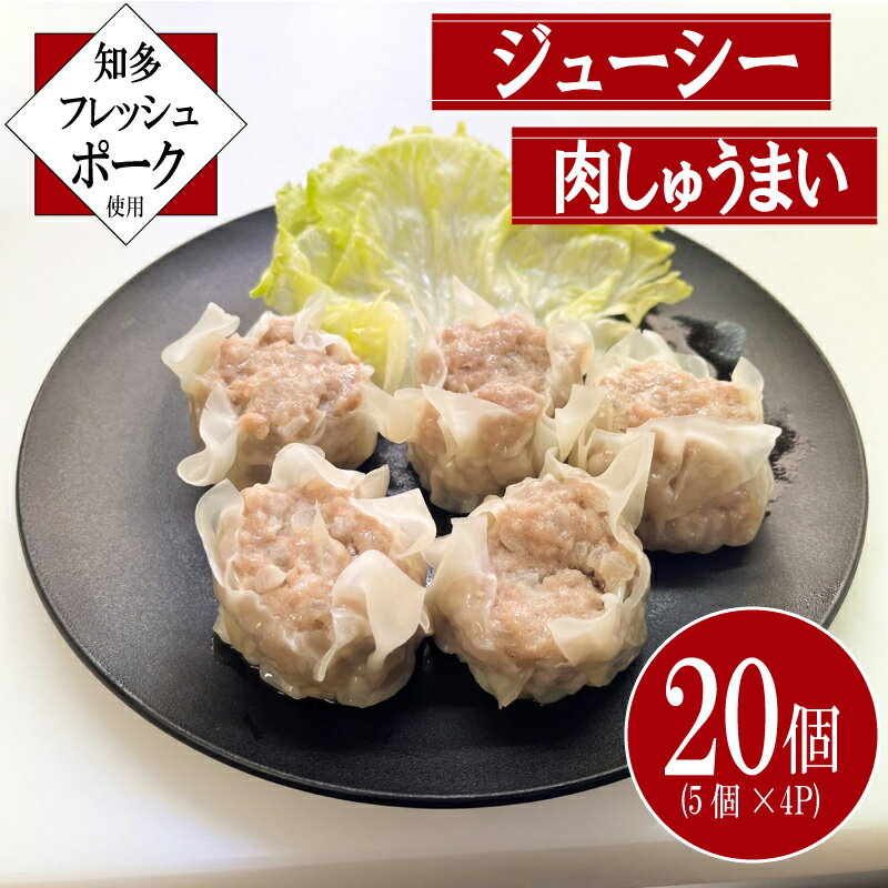 【ふるさと納税】 ジャンボ シュウマイ 20個 (5個×4P) 冷凍 焼売 豚 肉 豚肉 おつまみ お酒 ご飯 お供 お弁当 知多フレッシュポーク 寿屋精肉店 ふるさと納税肉 ふるさと納税豚肉 ふるさと納税おかず ふるさと納税ごはん ふるさと納税冷凍 人気 おすすめ 愛知県 南知多町