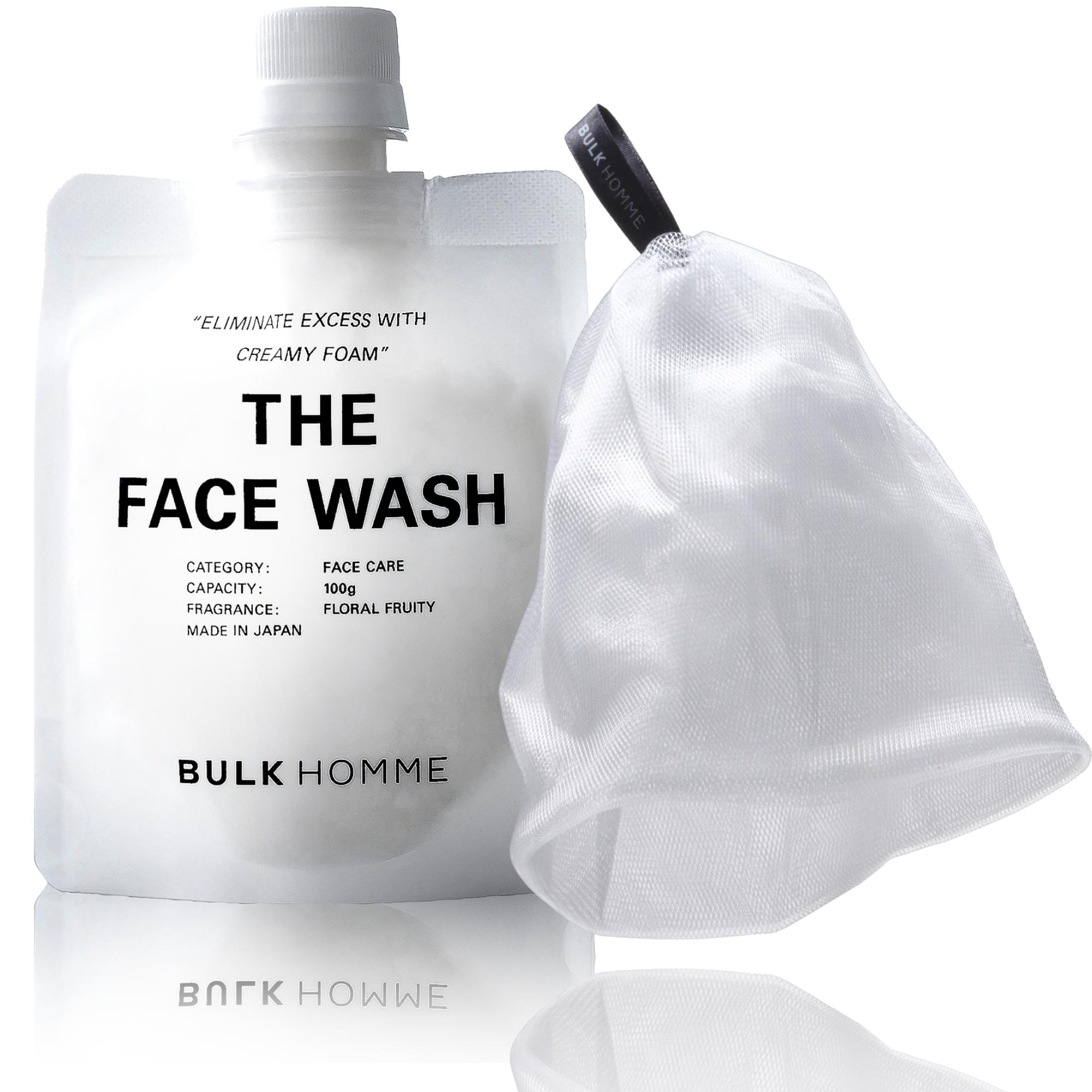 
            011-014　【BULK HOMME　バルクオム】FACE CAREセット(THE FACE WASH＋THE BUBBLE NET)
          