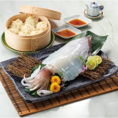 ふるさと納税 佐賀県 いかしゅうまい・剣先いかの姿造りセット(CAS冷凍)(佐賀県)