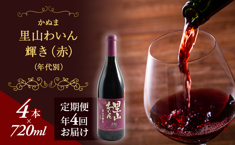 11.輝き（赤）（年代別）年４回届け 果実飲料 ジュース 