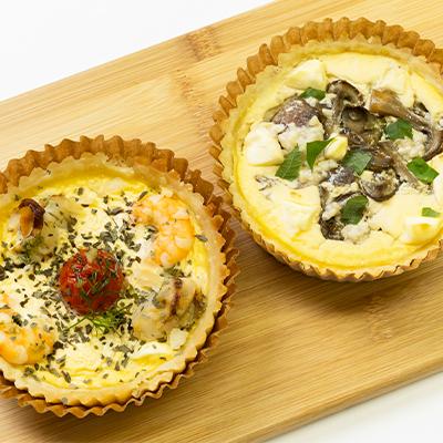 ふるさと納税 白山市 【冷凍生キッシュ】石川県の人気食材を使ったグルテンフリーキッシュ詰め合わせ!4種各2個入り |  | 02