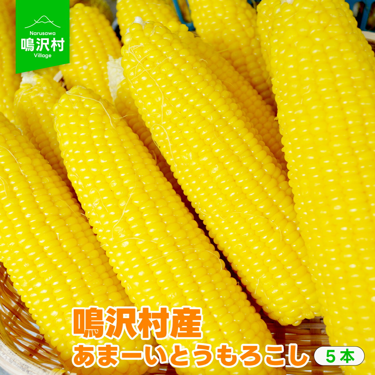 【ふるさと納税】＜26年発送先行予約＞ 鳴沢村産あまーいとうもろこし5本 ふるさと納税 とうもろこし トウモロコシ コーン 野菜 山梨県 鳴沢村 送料無料 NSJ017