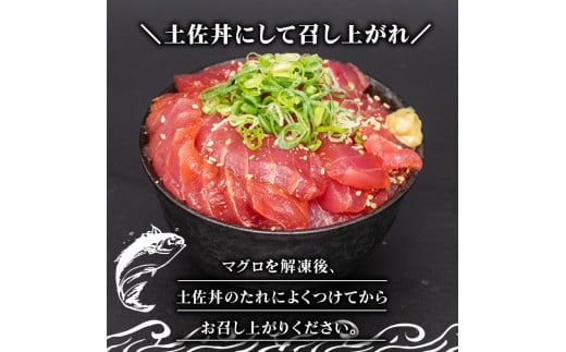 キハダマグロの赤身と丼ぶりのたれセット まぐろの切身とたれのセット 【鮪】