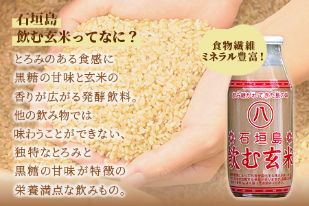 「飲み継がれてきた島の味」石垣島 飲む玄米12本セット HY-1