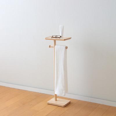 ふるさと納税 旭川市 旭川家具 cosineのタオルラックテーブル　メープル_02969 |  | 01
