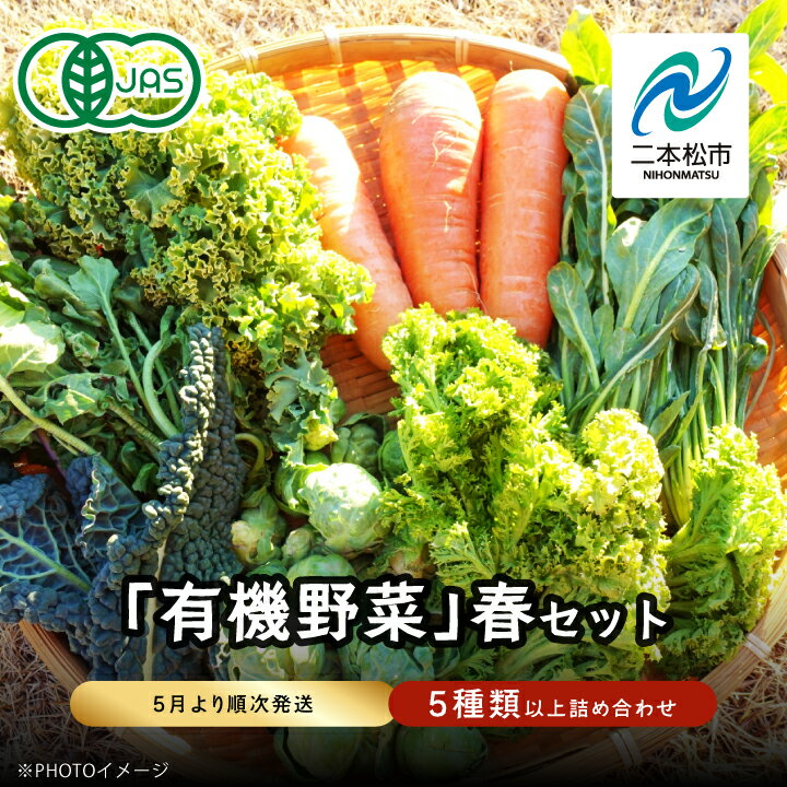 【ふるさと納税】《2025年5月より順次発送》季節の有機野菜「春セット」 オーガニック 有機栽培 有機 有機JAS 有機野菜 野菜セット 野菜 サラダ ベジタブル おすすめ お中元 お歳暮 ギフト 二本松市 ふくしま 福島県 送料無料 【一般社団法人二本松有機農業研究会】