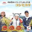 【ふるさと納税】【令和6年産の新米！】福井県産 おしどり米 コシヒカリ 5kg [B-00516] / こしひかり 有機栽培 新米 白米 精米 ご飯 コメ ごはん ライス 産地直送 鯖江市