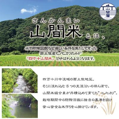 ふるさと納税 四万十市 【令和7年産・数量限定】四万十川の支流で育った山間米5kg(ヒノヒカリ) |  | 01