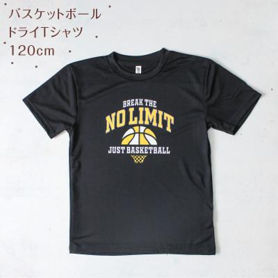 ふるさと納税 高石市 ドライTシャツ ブラック バスケットボール向け 120サイズ ジュニア
