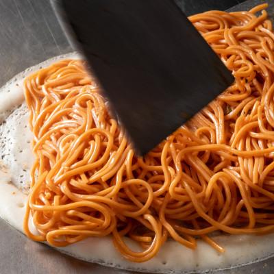 ふるさと納税 府中市 【5枚セット】平の家お好み焼き「そば肉玉シングル(辛麺)」 |  | 02