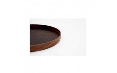 Round Rays Tray S 黒檀 ebony  ｜トレー プレート お皿 皿 食器 インテリア