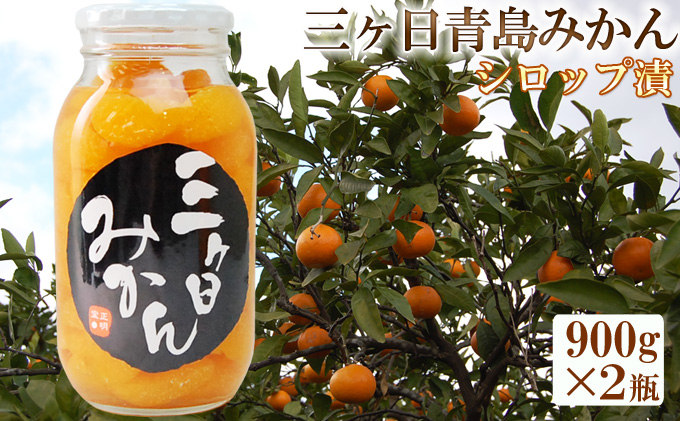 
                  三ヶ日 青島みかん エキストラライト シロップ漬  2本（900g×2本）【配送不可：北海道・沖縄・離島】 [№5786-5142]
                