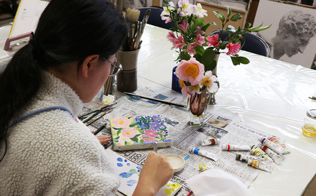 【油絵の魅力を知る☆】油絵　体験教室