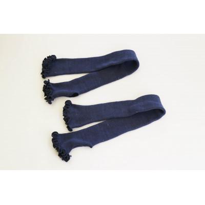 ふるさと納税 田原本町 奈良丸編研究所のシルクアームカバー 2本組　ネイビー