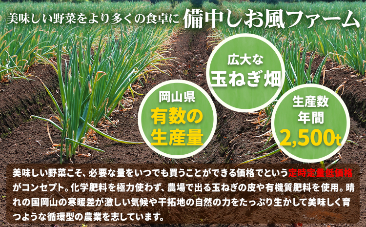 【2025年先行予約】 しお風新たまねぎ 約15kg 2025年発送 先行予約《5月下旬-6月上旬頃出荷》 玉ねぎ 新たまねぎ 玉葱 たまねぎ 新玉 野菜 青果物 岡山県 笠岡市---223_733_