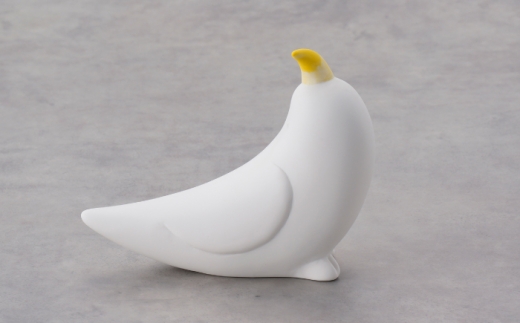【波佐見焼】オカメインコ 1点（無釉・つや無し）置物 インテリア インコ 陶器【アトリエやま】 [RE31]