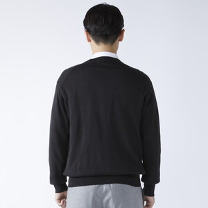 日本製 カシミヤ100% カーディガン 黒 Mサイズ