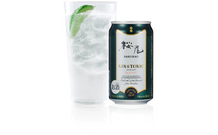 サクラオ ジントニック オリジナル 350mlｘ24