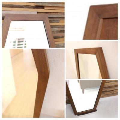 ふるさと納税 大川市 Ricca-mirror・姿見ミラー【ウォールナット】 |  | 02