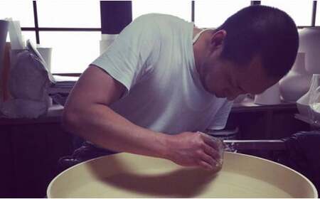 有田焼 青白磁花小皿 5枚組【中仙窯】中尾純 伝統工芸 作家 青白磁 うつわ 器 皿 小皿 5枚 セット A95-57