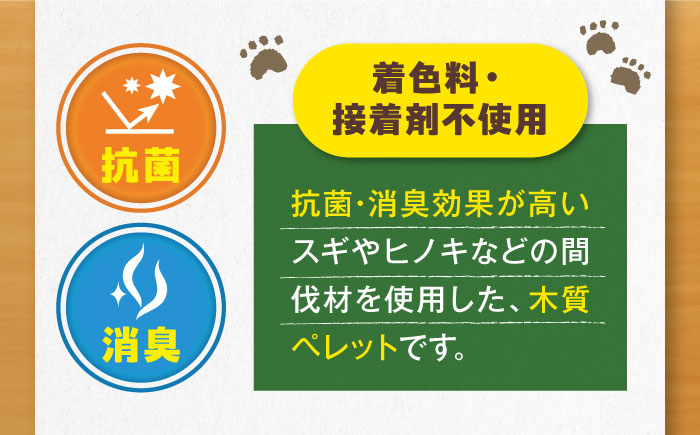 水洗トイレに流せる トイレ用木質ペレット えひめペレット（8L×2袋）／雑貨 日用品 トイレ用品 四国 愛媛県 内子町 【有限会社内藤鋼業】 [BKAE001]