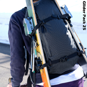 Glider Pack 25 BLACK デイパック スノーハイキング 普段使い バックパック 軽量 高耐久素材 新潟県 妙高市