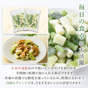 ＜先行予約受付中！2025年2月中旬以降順次発送予定＞冷凍深ネギ(ねぎ間サイズ：計2kg・250g/袋) 野菜 冷凍 冷凍野菜 小分け ねぎ ネギ 深ネギ 小口切り 斜め切り ねぎま 簡単 手軽 小分