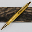 【ふるさと納税】木製ボールペン(百木ペン)クリック　漆・金具ゴールド金10K【1400107】