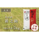 【ふるさと納税】＜令和6年産新米予約＞【玄米】中魚沼産「新之助(しんのすけ)」5kg | お米 こめ 食品 人気 おすすめ 送料無料